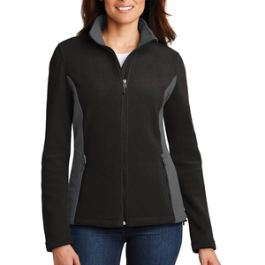 Chaqueta de Forro Polar para Mujer, Cierre de Cremallera, Color Sólido, Ligera, Corte Regular, Ropa de Otoño para Exteriores, Material de Poliéster, con Bolsillos - Product Image 4