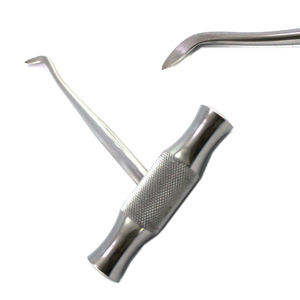 DENTRIC IMPLANTS DI-101D1 Juego de Elevadores Manuales de Extracción de Dientes con Barra Transversal Winter Root, 2 Instrumentos Quirúrgicos Dentales Plateados - Product Image 4