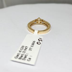 Bague de fiançailles unisexe en diamant de qualité standard 0,35 ct, bijoux fins, alliance de mariage, vente en gros abordable, cadeau de luxe - Product Image 5
