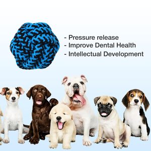Suministro Directo de Fábrica: Juego de Juguetes de Nudos de Cuerda de Cáñamo para Masticar para Mascotas, Juguetes para Limpiar los Dientes de Cachorros, de Algodón Personalizado - Product Image 2
