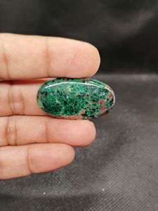 Cuentas Redondas de Piedra Natural de Crisocola Malaquita Pulida de Alta Calidad, Gemas para Joyería - Product Image 2