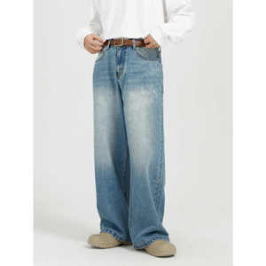 Pantalones Vaqueros Oversize al Por Mayor a Precio Razonable, Pantalones Vaqueros Holgados para Hombre, Transpirables y Cómodos, Más Vendidos - Product Image 3