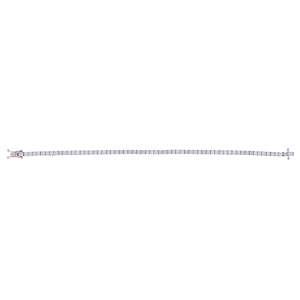 925 Sterling Silver Adjustable Tennis <b>Bracelet</b> with Round Brilliant Cut CVD Lab Grown Diamonds | Elegant Women's Fine Jewelry - Product Image 2
