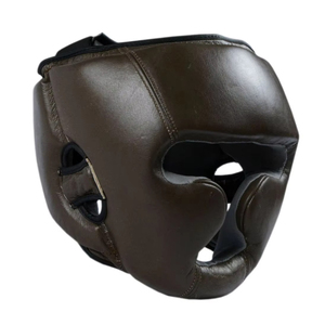 Protector de Cabeza de Boxeo de Cuero Personalizado con Cordones, Protección Facial Completa, Resistente, de Primera Calidad, Antideslizante, Unisex - Product Image 5