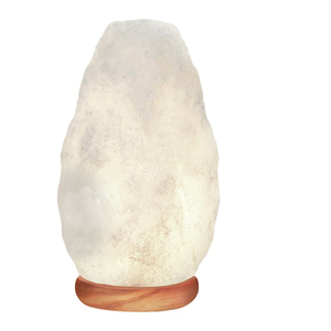 Lámpara de Sal del Himalaya, Decoración 100% Natural, Lámpara de Sal Blanca del Himalaya Tallada a Mano con Diseño de Amor para Decoración del Hogar y la Habitación - Product Image 6