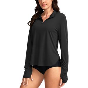 2025 Women's UPF 50+ 1/4 Zip Pullover <b>Long</b> <b>Sleeve</b> UV Sun Protection <b>Golf</b> & Workout Athletic <b>Tops</b> - Product Image 3