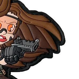 Parches de PVC de Goma Suave al por Mayor 2026 con Encaje Bordado, Logotipo 3D en Relieve Personalizado para Uso Decorativo en Ropa, Diseño Único - Product Image 5