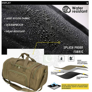 Compartimentos para Ropa, Zapatos y Accesorios, Bolsa Deportiva Moderna con Material Duradero y Ligero - Product Image 2