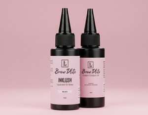 BrowDlite Inklush Teinture liquide pour sourcils et cils à double embout, formule semi-permanente imperméable à base de plantes, 15 ml - Product Image 6