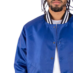 Chaqueta casual de satén para hombre con tela ligera, ajuste cómodo, apariencia elegante, costuras duraderas y calidad premium. - Product Image 4