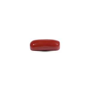 Loose 7.95 Carat Handcrafted Red Coral Oval Cut Gemstone for Fine Jewelry - Product Image 3