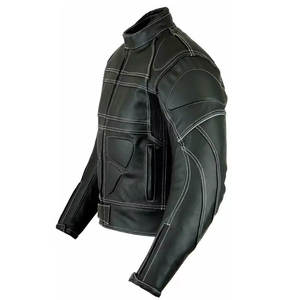 Blousons en cuir pour moto, unisexes, sur mesure, coupe-vent, hiver, imprimés, séchage rapide, sécurité, avec logo personnalisé, OEM 500g - Product Image 5