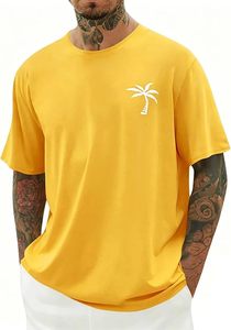 เสื้อยืดโอเวอร์ไซส์ผ้าฝ้ายแท้ 100% น้ำหนัก 220 กรัม พิมพ์ลายตามสั่งที่ไหล่ สไตล์ฮิปฮอป ไซส์พลัส ผ้าฝ้ายแท้ 100% ทรงบ็อกซี่ สำหรับผู้ชาย - Product Image 1