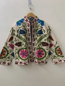Handmade Suzani Velvet <b>Bomber</b> <b>Jacket</b> Bohemian Women's Autumn/Winter Reversible <b>Vintage</b> <b>Jacket</b> Boho Coar - Product Image 1