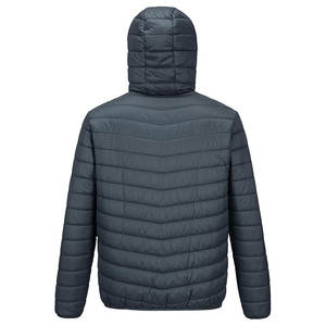 Fabricante OEM de Chaquetas Acolchadas Ligeras con Capucha para Hombre, Abrigo Acolchado Cálido Resistente al Agua con Diseño Personalizado - Product Image 2