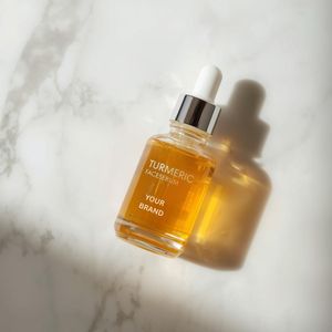 Sérum de soin du visage au curcuma biologique personnalisable, enrichi en niacinamide, anti-inflammatoire, éclaircissant les taches brunes, en vrac - Product Image 3