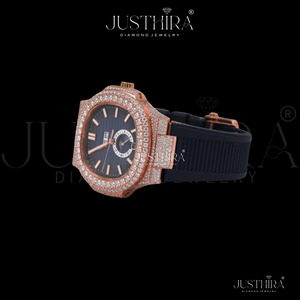 Montre mécanique pour homme en moissanite de qualité supérieure, style business tendance, étanche, en acier inoxydable, édition limitée - Product Image 4