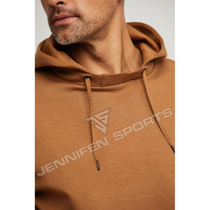 Sweat à capuche polaire décontracté surdimensionné 100 % coton pour homme, style populaire, respirant, séchage rapide, idéal pour le sport et l'entraînement - Product Image 4