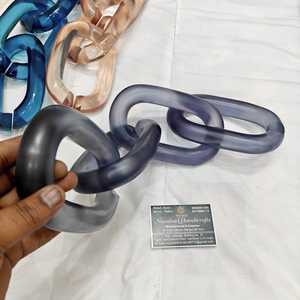 Modelo de Búho de Resina Ecológica Hecho a Mano, Decoración de Pared con Cadena y Acabado Esmaltado, Opción de Regalo para Interiores Elegantes - Product Image 4