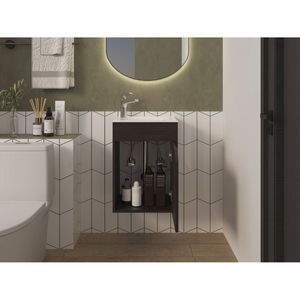 Lavabo Hudson Negro para Baño, Producto de Primera Calidad para sus Muebles de Baño - Product Image 1