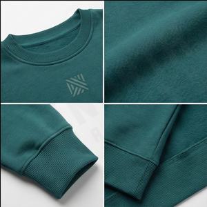 Sudadera con capucha de hombros caídos de gran tamaño con logotipo personalizado, jersey de calle con capucha, diseño impreso bordado esencial de peso pesado - Product Image 4