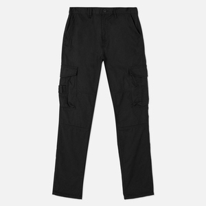 Pantalones Cargo de Lona Vintage para Hombre, Cintura Media, Corte Recto, para Senderismo, Trabajo, Casuales, con Bolsillos Laterales, Secado Rápido, Transpirables, 100% Poliéster - Product Image 2