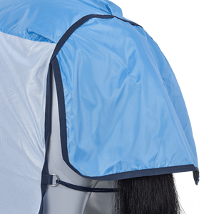 Meilleure qualité supérieure Zen Horse World Tapis de protection pour cheval personnalisé bicolore en maille hybride pour l'été avec bordure noire pour le dressage - Product Image 3