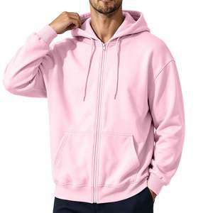 Sudadera con capucha extragrande personalizada para hombre, con cremallera, manga larga, estilo urbano, ropa informal, fabricante mayorista - Product Image 1