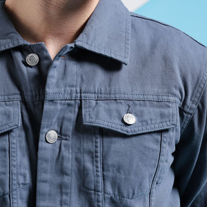 OEM <b>Mens</b> Denim Jean <b>Jacket</b> Casual Outwear Fall <b>Jacket</b> Denim Button up Coat Oversize Denim <b>Jacket</b> for <b>Men</b> acidwash fashion casual - Product Image 6