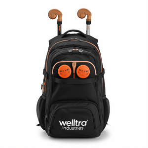 Mochila deportiva para palos de hockey sobre césped con compartimentos para equipo, bolsa de hockey resistente para jugadores de equipos y viajes - Product Image 4
