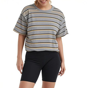 Camisetas Cortas de Alta Calidad con Diseños Personalizados, 100% Algodón, Estampado con Logotipo de Marca, Camisetas Cortas sin Mangas para Mujer - Product Image 3