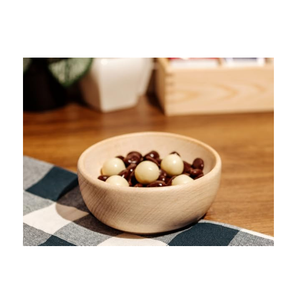 Wooden Dough Bowl for Decor 8"L Medium Natural Wood Hand Carved Decorative Wooden Farmhouse Fruit Bow - Product Image 5