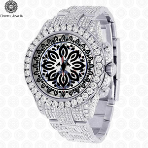 Charm Jewells – boîtier de montre de luxe en acier inoxydable, mouvement mécanique, lumineux, mode masculine, date automatique, résistant à l'eau 10 bars, 20mm - Product Image 4
