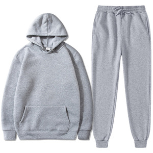 Haute qualité unisexe coton pull à capuche hiver Streetwear marque sweats et survêtements 2-en-1 Design confortable élégant - Product Image 2
