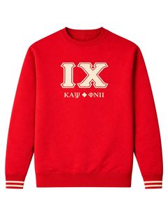 Maglione personalizzato Kappa Alpha Psi in ciniglia, abbigliamento per fraternità greca con lavorazione di alta qualità, stile classico e vestibilità comoda. - Product Image 4