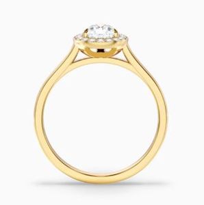 Anillo de Moissanita con Corte de Pera, Plata de Ley 925, Chapado en Oro Blanco, Anillo de Compromiso, Anillo de Promesa Elegante y Delicado, Regalo para Mujer - Product Image 2