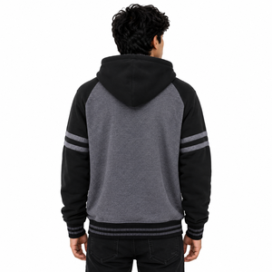 Sweat-shirts à capuche coupe décontractée de qualité supérieure en coton épais, tissu lourd, vêtements streetwear décontractés, production en gros pour l'exportation directe d'usine - Product Image 3