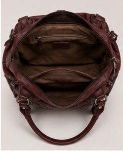 Sac fourre-tout en cuir bordeaux de qualité supérieure à multiples poches pour femmes, sac à main de voyage élégant et luxueux, toutes saisons, fermeture à glissière - Product Image 2