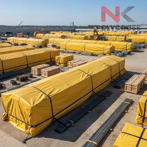 Lona Impermeable y Resistente al Polvo para Obras de Construcción, Lona Protectora para Materiales - Product Image 5