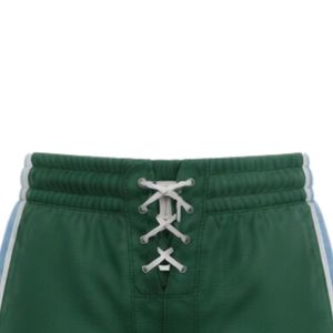Men Olive <b>Green</b> Sublimated Ice Hockey Printed Shorts Polyester Drawstring Side Stripe Sports Shorts Performance Team Apparel - Product Image 5