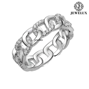 Jewelux 925 <b>Silver</b> 18K Gold Plated Cocktail <b>Ring</b> with <b>Emerald</b> Cut Channel Setting Geometric Luxury Unisex Design From India - Product Image 4