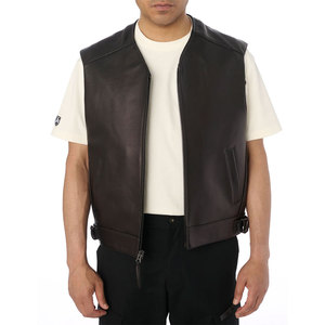 Avirex Rider Leather Vest - Product Image 3
