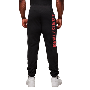 Customized <b>Mens</b> Print Fleece <b>Jogger</b> Trousers Slim Fit Drawstring Waist <b>Cuffed</b> Sweatpants OEM Apparel Factory Wholesale Suppliers - Product Image 2