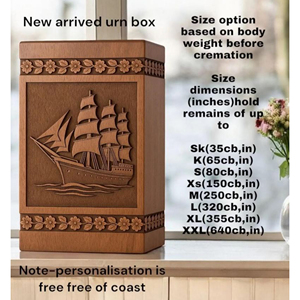 Custom Engraved Wooden Resin Urn <b>Box</b>: Pet/Human <b>Memorial</b> Keepsake urn <b>Memorial</b> Keepsake by AYAANS - Product Image 5