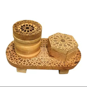 Quemador de Incienso de Lujo, Quemador de Bakhoor de Madera y Resina para Uso Aromático a Precio de Mayoreo - Product Image 1