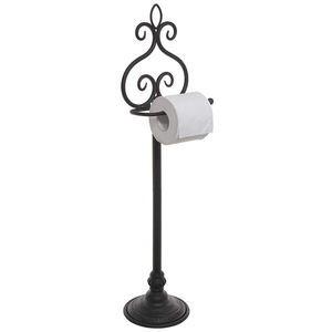 Porte-papier toilette en fer fait main de qualité supérieure, sur pied, accessoires de salle de bain, utilisation en salle de bain - Product Image 2