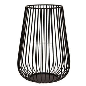 Difficulté Fabriqué Bougeoir Cage À Bas Prix Conception Chaude Fête De Mariage Décoration De Noël Anneaux Filaires Bougeoir Noir - Product Image 5