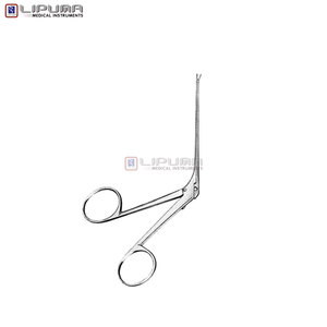 Mini forceps micro-auriculaires Mcgee Alligator, instrument chirurgical avec mâchoire dentée de 3,5 mm x 0,6 mm, instruments médicaux droits - Product Image 3