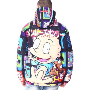 Chaqueta Acolchada Personalizada de Alta Calidad con Estampado de Rugrats para Hombre, Lista para Enviar, Ajuste Holgado, Chaqueta Acolchada de Invierno para Hombre - Product Image 2