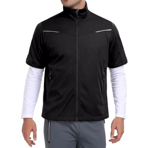 เสื้อแจ็คเก็ตกันลมสำหรับผู้ชาย แขนยาว ผ้าสแปนเด็กซ์ 10% บุขนเฟลซ คอตั้ง กันลม ไซส์ใหญ่ สำหรับเล่นกีฬาและกิจกรรมกลางแจ้ง - Product Image 3